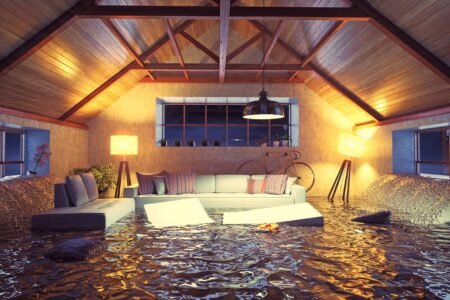 Flooded loft SuperClean Restoration Service